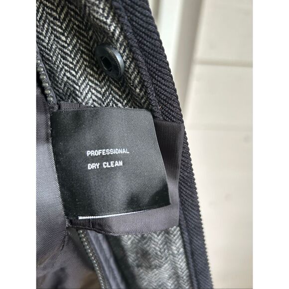 Vince Camuto Men’s Quilted Black/ Gray Puffer Vest L Tweed Outdoor Classic Casua - Picture 15 of 15